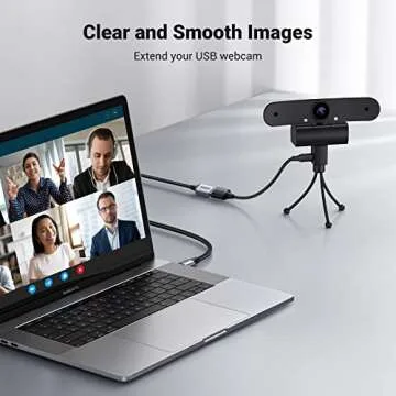 UGREEN 2 Pack USB Extension Cable, (3 FT+ 3 FT) USB Extender USB 3.0 Extension Cable Nylon Braided Compatible with Webcam, Camera, Phone, USB hub, Mouse, Keyboard, Printer, Hard Drive, Headset