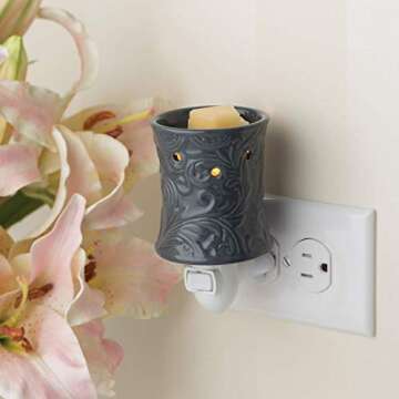 Candle Warmers Etc. Pluggable Fragrance Warmer, Rainstorm