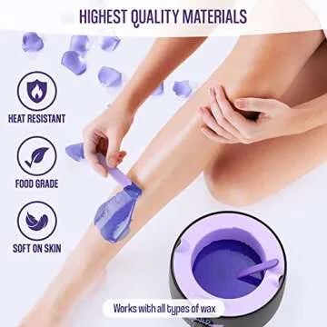 Tress Wellness Silicone Wax Warmer Liner Kit for Easy Cleaning