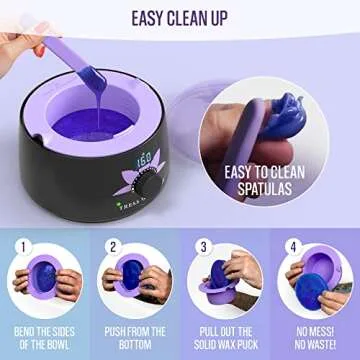 Tress Wellness Silicone Wax Warmer Liner Kit for Easy Cleaning
