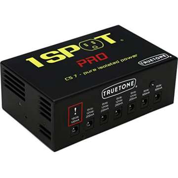 Truetone 1 SPOT PRO CS7 7-output Isolated Guitar Pedal Power Supply