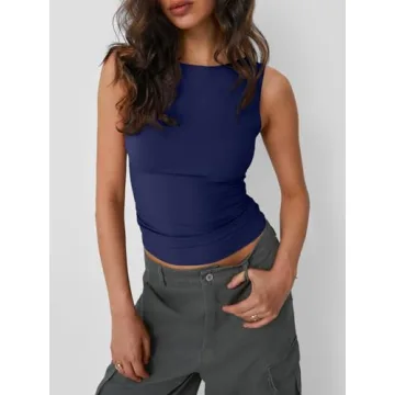 Trendy Queen Casual Tank Top for Spring Summer 2025