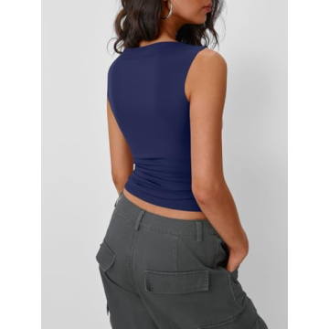 Trendy Queen Casual Tank Top for Spring Summer 2025