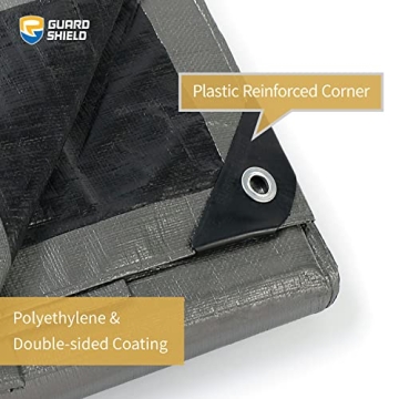 GUARD SHIELD Heavy Duty Tarp 16x20 Feet - Ultimate Waterproof Protection