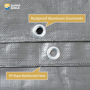 GUARD SHIELD Heavy Duty Tarp 16x20 Feet Waterproof Cover
