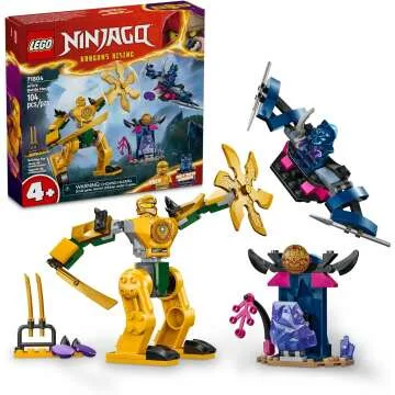 LEGO NINJAGO Arin’s Battle Mech Toy Set, Ninja Fun for Kids