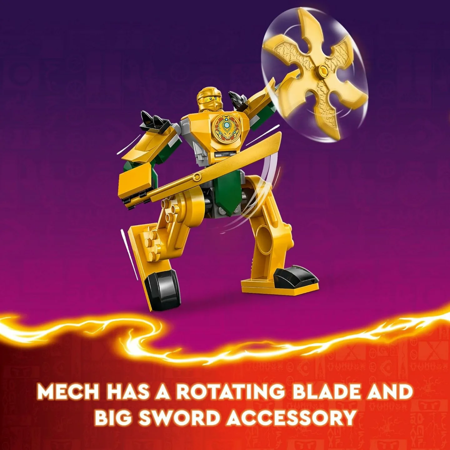LEGO NINJAGO Arin’s Battle Mech Ninja Toy Set
