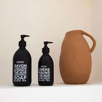 Luxury Hand Cream with Black Tea Scent - 10 Fl Oz