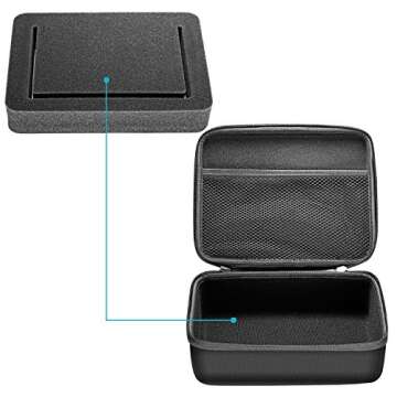 Neewer Portable EVA Monitor Carrying Case for NW759 NW760 NW74k Feelworld FW759 FW760 F7 FW759P FW74K A737 FH7 Lilliput A7S Aputure VS-1 VS-2 FineHD and other 7 Inch DSLR Video Monitors