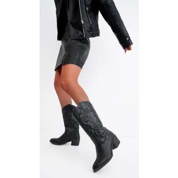 Vepose Women's Stylish Western Cowboy Boots for All Occasions