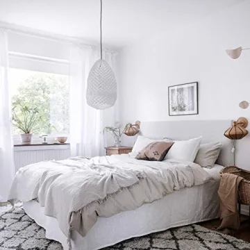 Mecpar White Peel Stick Wallpaper Thick Waterproof Self-Adhesive