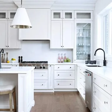 Mecpar White Peel Stick Wallpaper Thick Waterproof Self-Adhesive