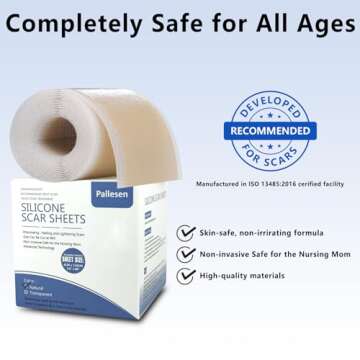 Pallesen Silicone Scar Sheets for Safe Scar Treatment
