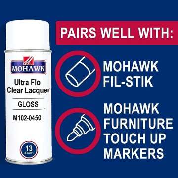 Mohawk Ultra-Flo Clear Lacquer Gloss Finish - 13 oz Can