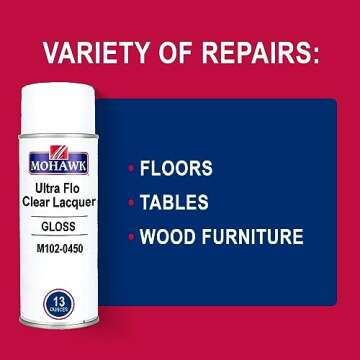 Mohawk Ultra-Flo Clear Lacquer Gloss Finish - 13 oz Can