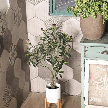 32 Inch Artificial Olive Tree - Realistic Home Decor