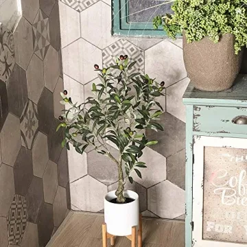 32 Inch Artificial Olive Tree - Realistic Home Decor