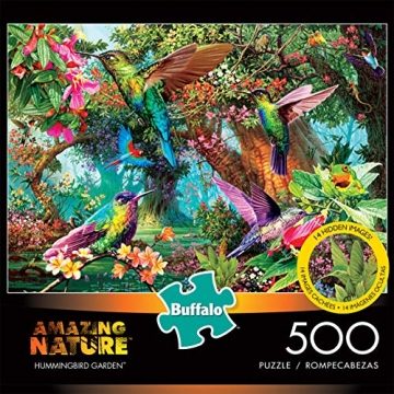 Buffalo Games Hummingbird Garden Jigsaw Puzzle 500 Pieces