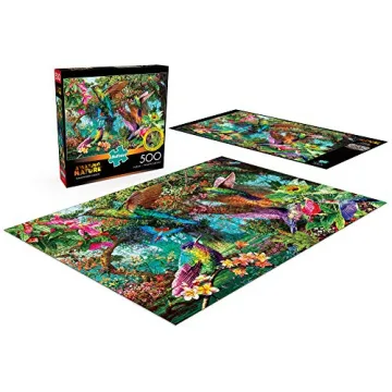 Buffalo Games Hummingbird Garden Jigsaw Puzzle 500 Pieces