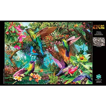 Buffalo Games Hummingbird Garden Jigsaw Puzzle 500 Pieces