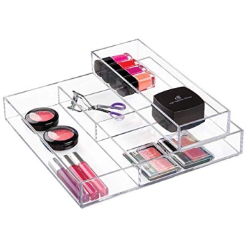 iDesign Clarity Plastic Divided Organizer for Home