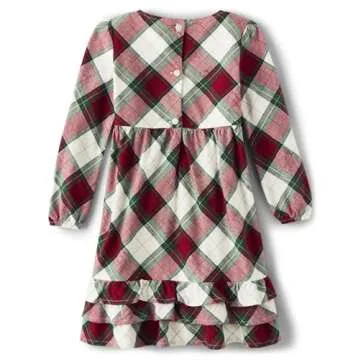 Gymboree,and Toddler Christmas Holiday Dresses,Apple Plaid,4T
