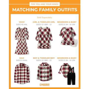 Gymboree,and Toddler Christmas Holiday Dresses,Apple Plaid,4T