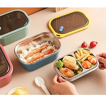 Ptsygantl Stainless Steel Bento Box for Healthy Meals
