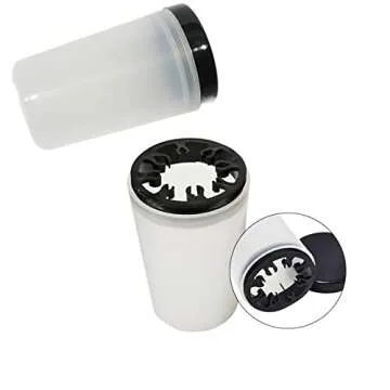 2 Pack Nail Art Brush Cleaner Cups for Easy Maintenance