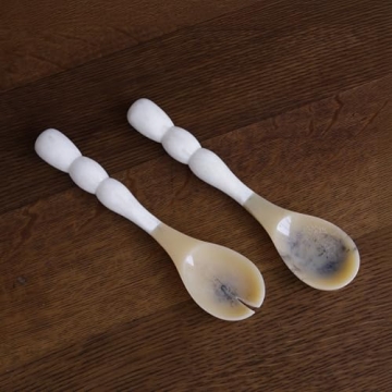 RESIN Rio Bubble Salad Servers for Stylish Entertaining