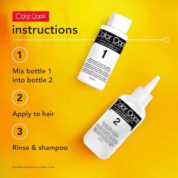Color Oops Extra Conditioning Hair Color Remover, 1 Application, Hair Dye Remover Processes in 20 Minutes, Safely Removes Permanent & Semi-Permanent Dye, Ammonia & Bleach Free
