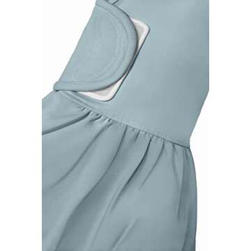 The Ollie World Alphie Sleep Pouch, Made from Custom Patented Moisture-Wicking Fabric, 2-Way Zipper, Sleep Sack, Wearable Blanket, Swaddle Transition, (Sky, Fox (23-32 lbs))