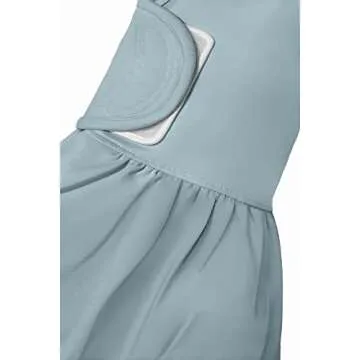 The Ollie World Alphie Sleep Pouch, Made from Custom Patented Moisture-Wicking Fabric, 2-Way Zipper, Sleep Sack, Wearable Blanket, Swaddle Transition, (Sky, Fox (23-32 lbs))