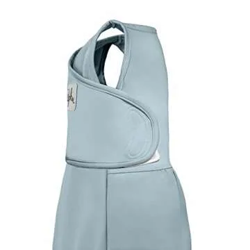 The Ollie World Alphie Sleep Pouch, Made from Custom Patented Moisture-Wicking Fabric, 2-Way Zipper, Sleep Sack, Wearable Blanket, Swaddle Transition, (Sky, Fox (23-32 lbs))