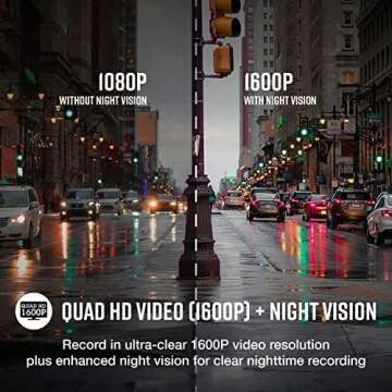 Cobra Smart Dash Cam + Rear Cam (SC 200D) – QHD+ 1600P Resolution, Built-in Wi-Fi & GPS, Voice Commands, Live Police Alerts, Incident Reports, Emergency Mayday, Drive Smarter App, 16GB SD Card Incl.