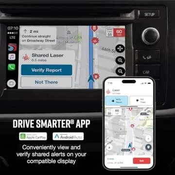 Cobra Smart Dash Cam + Rear Cam (SC 200D) – QHD+ 1600P Resolution, Built-in Wi-Fi & GPS, Voice Commands, Live Police Alerts, Incident Reports, Emergency Mayday, Drive Smarter App, 16GB SD Card Incl.