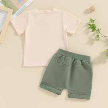 BemeyourBBs Toddler Summer Clothes for Baby Boys