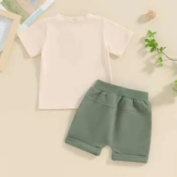 BemeyourBBs Toddler Summer Clothes for Baby Boys