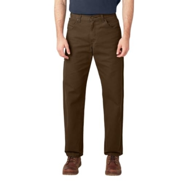 Dickies Men's Relaxed Fit Carpenter Jean - Durable, Comfortable Brown 30W x 30L