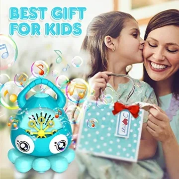 Hamdol Bubble Machine for Kids with Music & 3000 Bubbles
