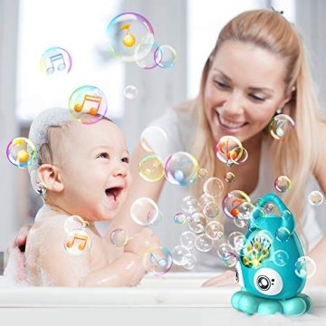 Hamdol Bubble Machine for Kids with Music & 3000 Bubbles