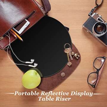 Reflective Display Table Riser for Professional Photography