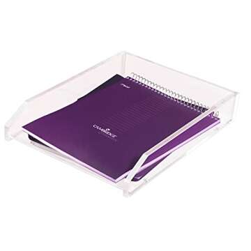 Kantek Clear Acrylic Large Letter Tray for Efficient Organization