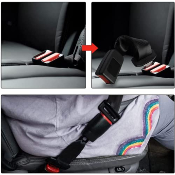 2Pcs Automotive Belt Pad Extenders Slot for Ultimate Comfort
