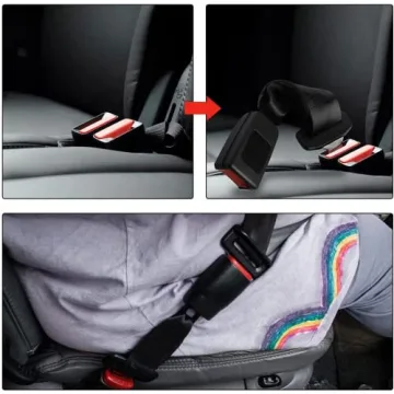 2Pcs Automotive Belt Pad Extenders Slot for Ultimate Comfort