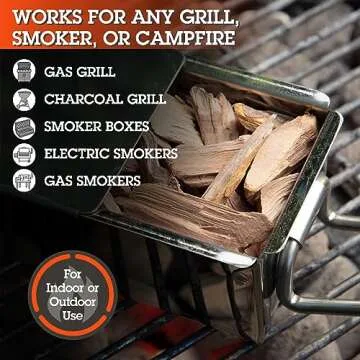 Camerons Natural Smoker Wood Chips Gift Set - 3 Varieties