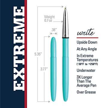 Fisher Space Pen Bullet Pen - 400 Series - Tahitian Blue - Gift Boxed