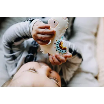 Loulou Lollipop Llama Silicone Teether for Teething Babies
