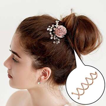 Twist Screw Hair Pins for Stylish DIY Hair Styles