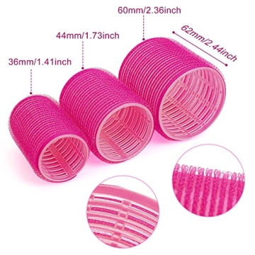 Ultimate Jumbo Size Self Grip Hair Rollers Set for Perfect Curls